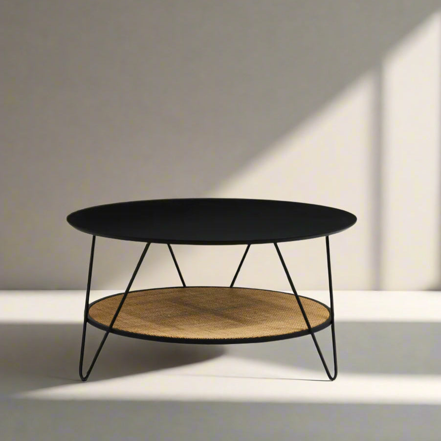 Java Coffee Table With Hairpin Legs