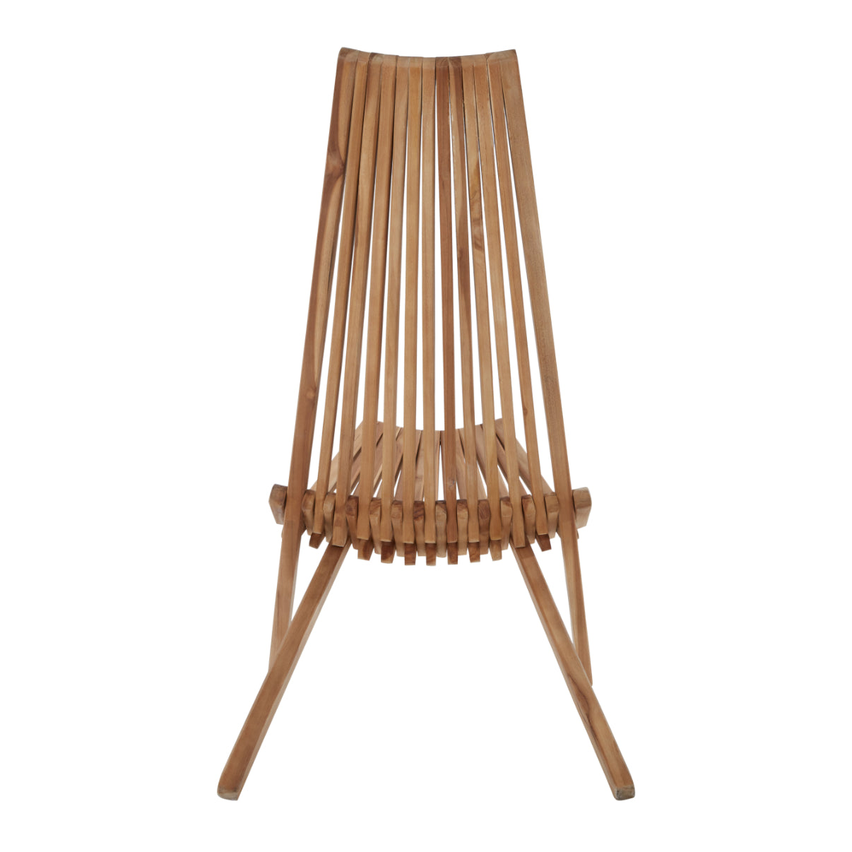Nora Teak Wood Lounge Chair