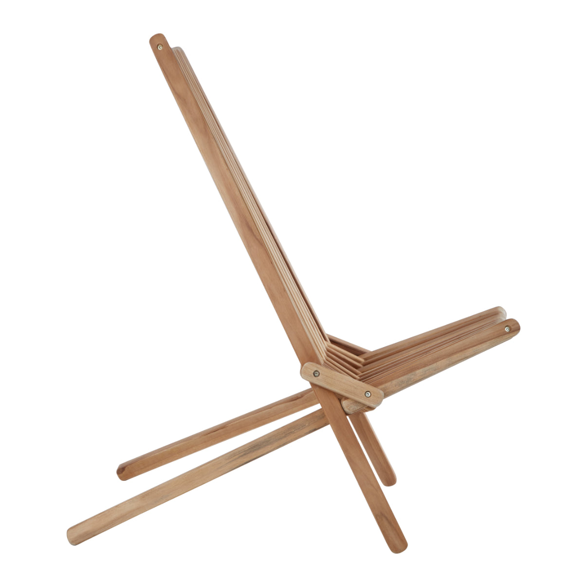 Nora Teak Wood Lounge Chair