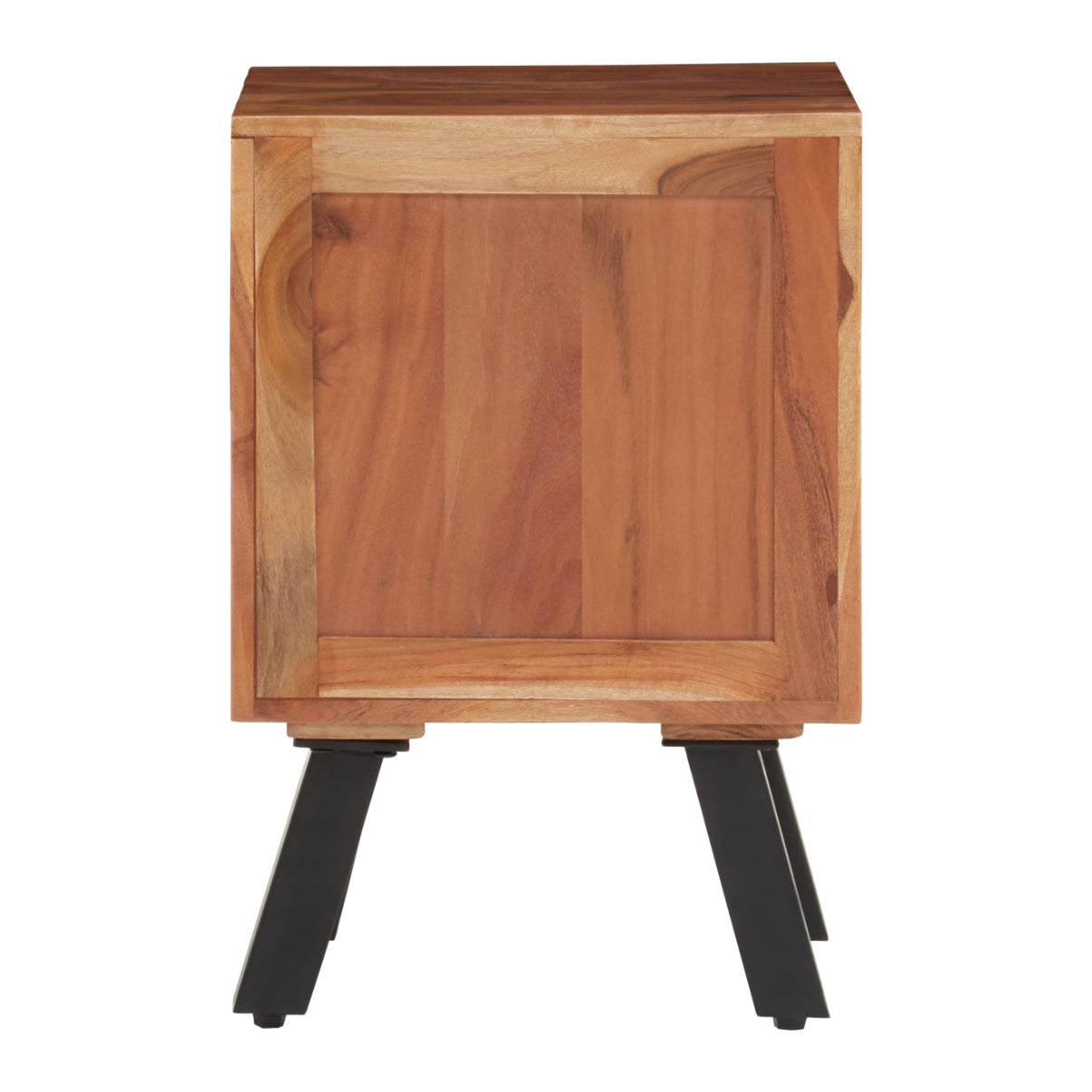 Rama Three Drawer Acacia Wood Side Table
