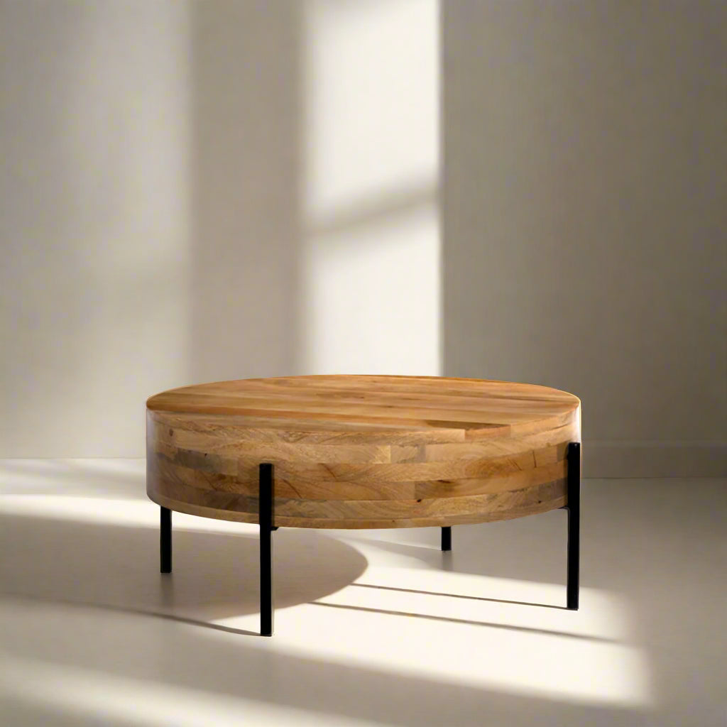 Solomon Mango Wood Coffee Table