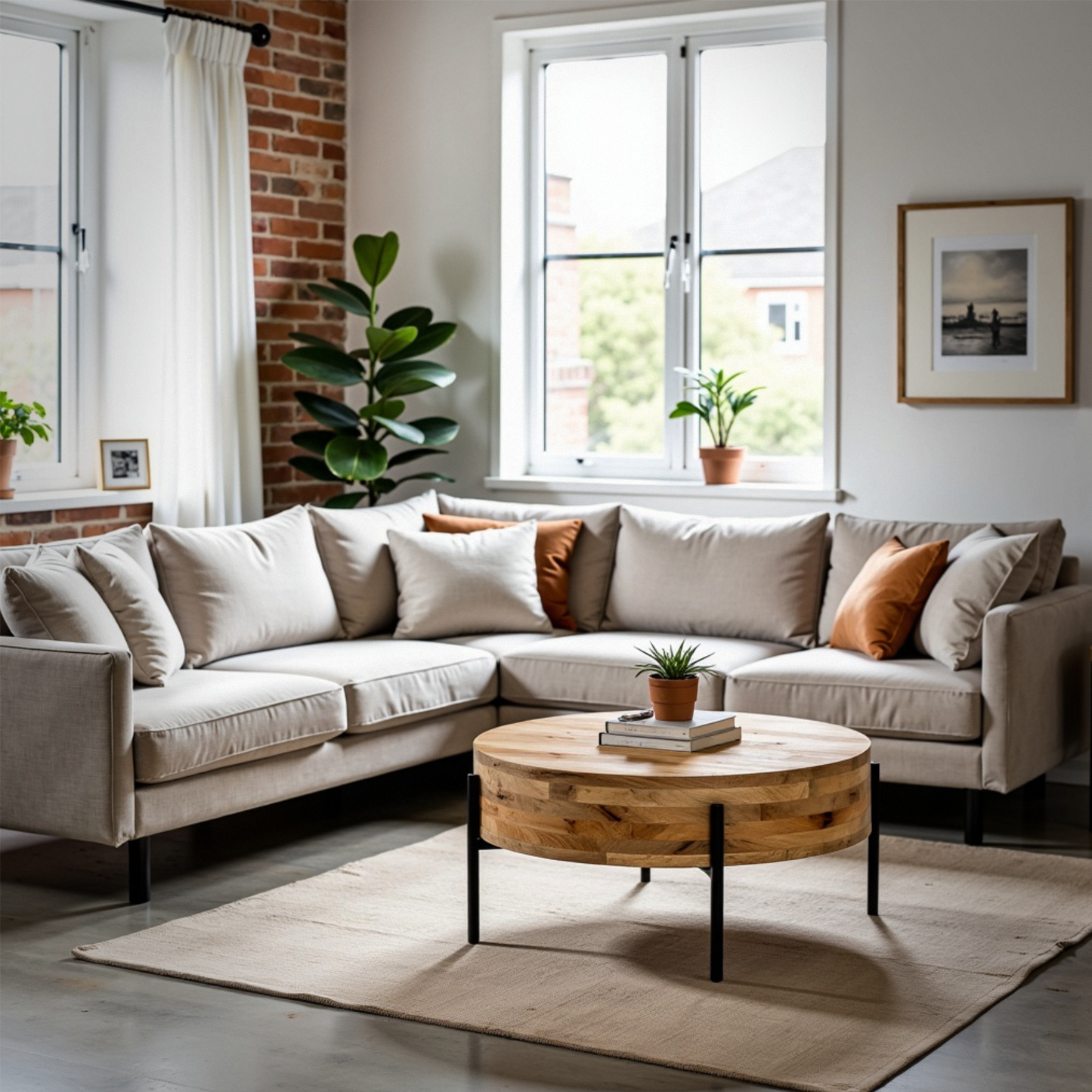Solomon Mango Wood Coffee Table