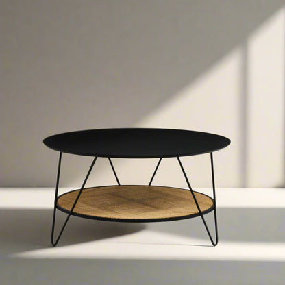 Java Coffee Table With Hairpin Legs