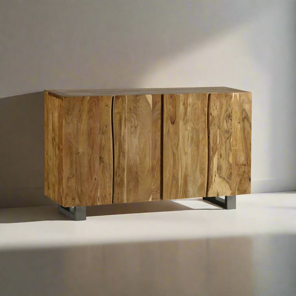 Baltic Acacia Wood Large Sideboard